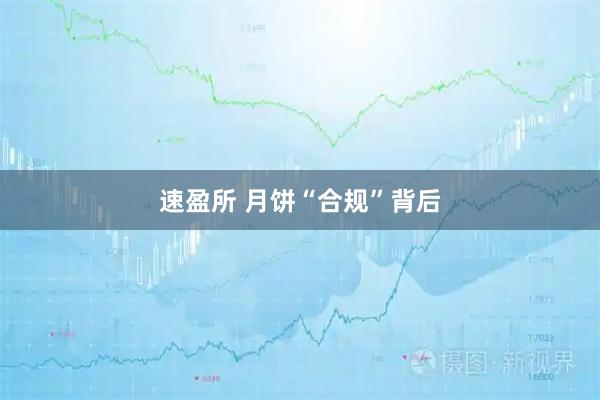速盈所 月饼“合规”背后