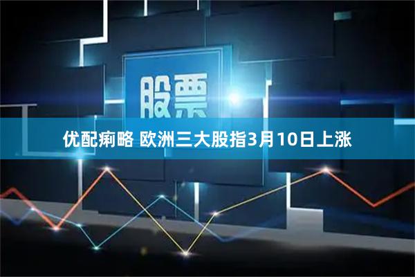 优配痢略 欧洲三大股指3月10日上涨